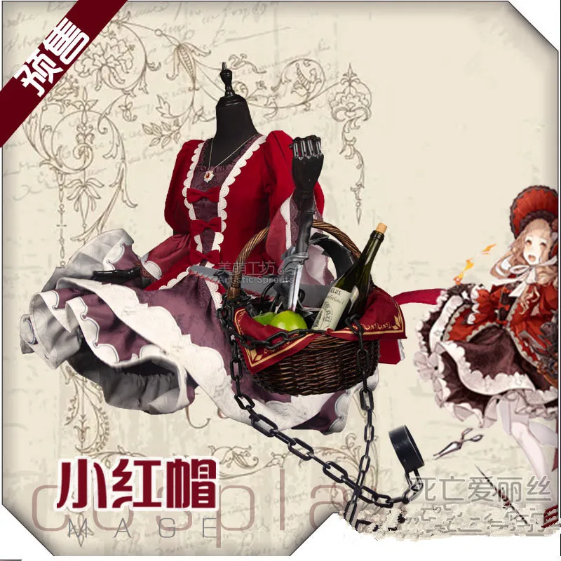 

2019 Pre-sale SINoALICE Women's magic costume litter Girl's red dress A