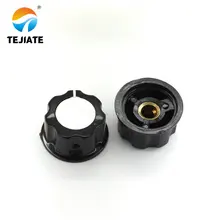 10 pçs MF-A03 botão do potenciômetro tampão interno 6.35mm 15x28mm interruptor rotativo baquelite botão para rv24 3590 s wht118 wx050