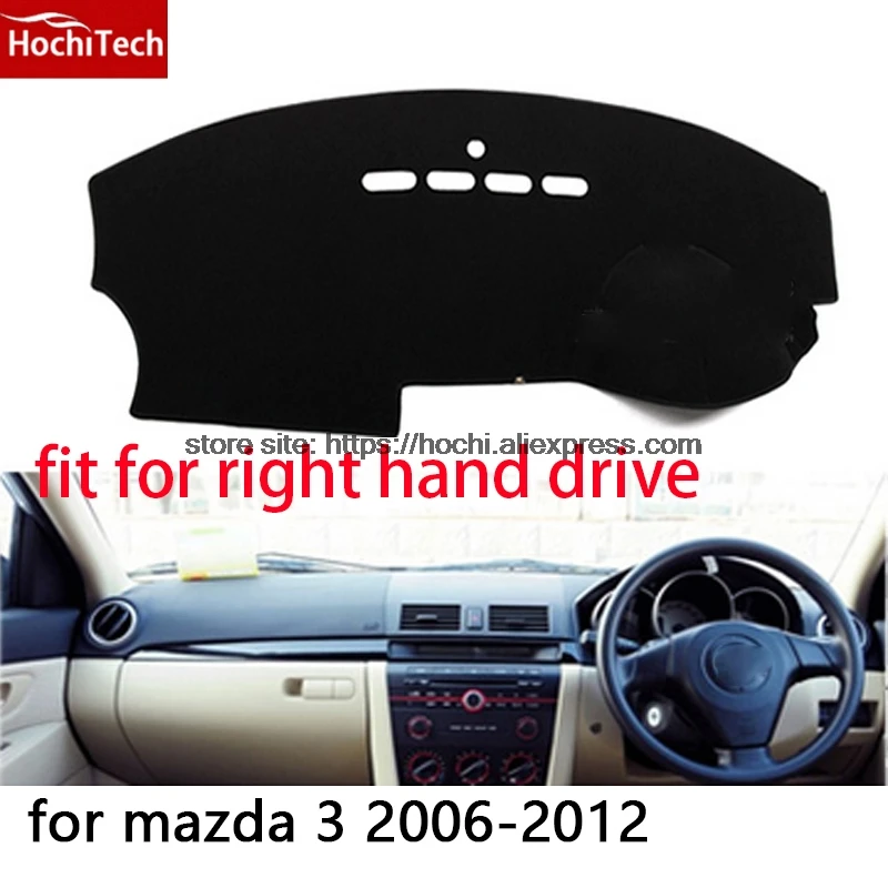 Коврик для правой приборной панели mazda 3 2006 2016|for 3|mat stickersred sticker |