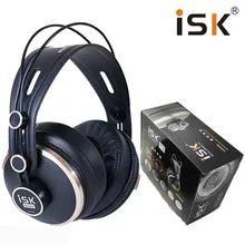 ISK HD9999 роскошный полностью закрытый монитор гарнитура наушники для DJ Аудио смешивания запись студия мониторинга