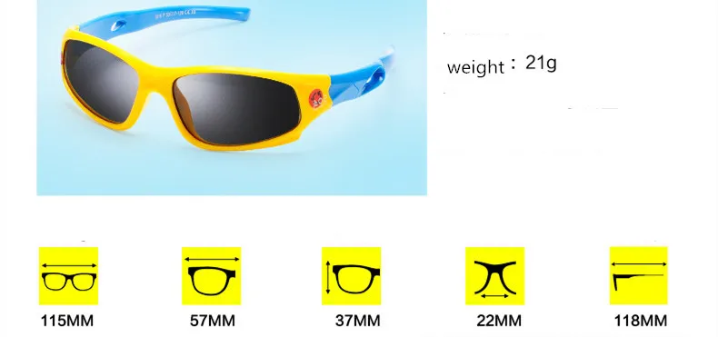 Новинка года милый ребенок поляризационные Солнцезащитные очки для женщин дети ребенок Обувь для девочек Обувь для мальчиков очки TR90 Polaroid Защита от солнца Очки оттенков для 5 до Дети 12 лет