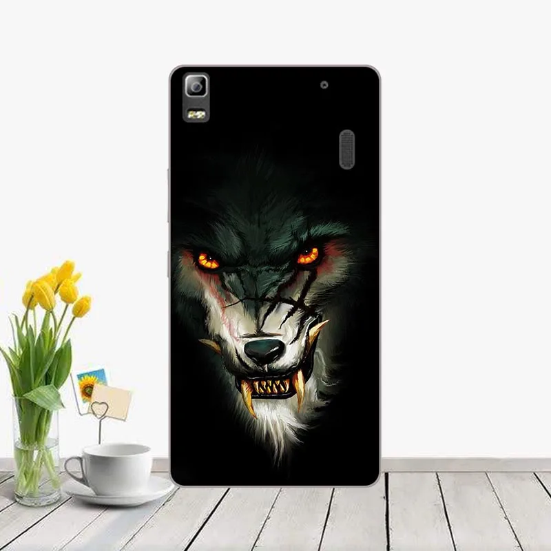 Милый мультяшный Мягкий силиконовый чехол для Coque Lenovo K3 Note A 7000 с принтом русалки