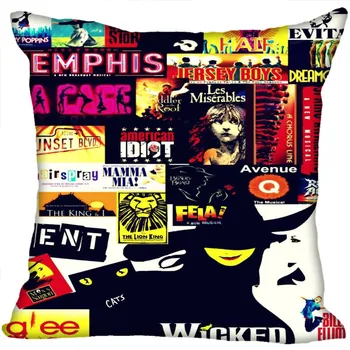 

Hot Sale Custom Cool broadway Movies Pillowcase 40X40cm (One Sides)Home Hot Pillow Cases 9-22T
