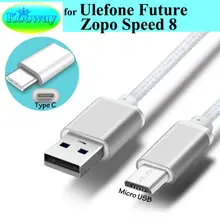 1 м Micro USB синхронизация и зарядка для Ulefone Future Metal U007 Zopo speed 8 7 GP w/type C штекер для Micro USB телефонные адаптеры для передачи данных