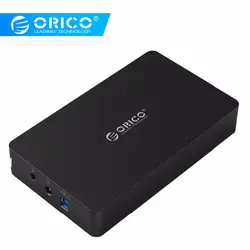 ORICO 3,5 корпус для жесткого диска инструментов USB3.0 к SATA3.0 жесткий диск коробка для SATA HDD/SSD Поддержка 8 ТБ Max жесткий диск случае