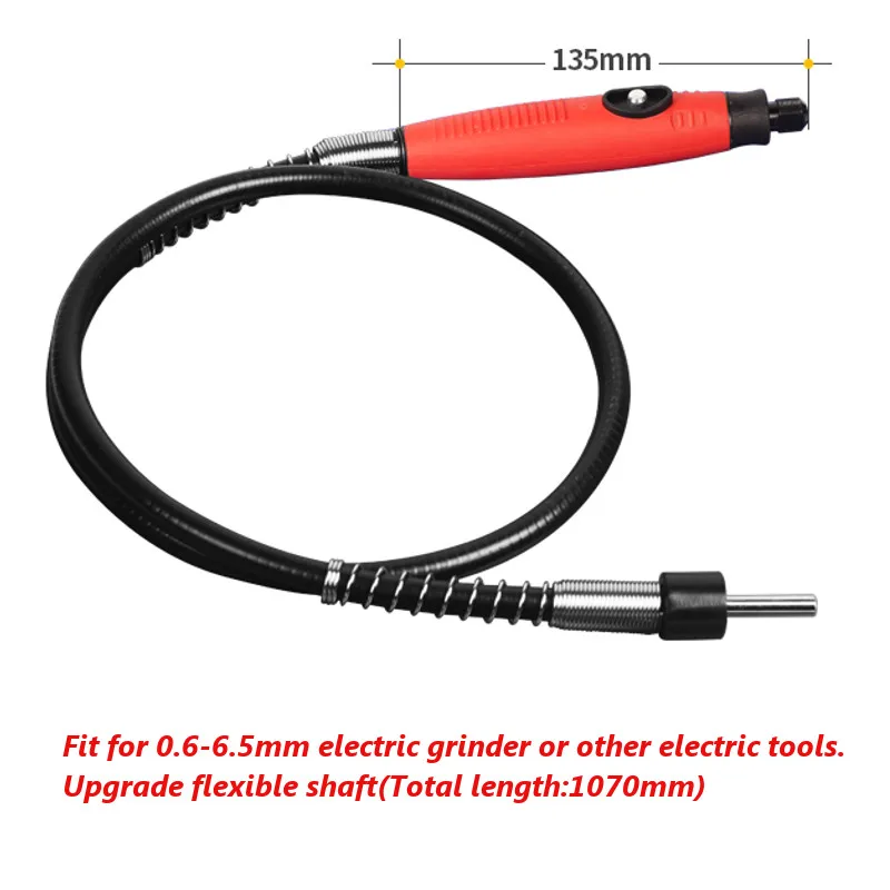 Hilda Red Upgraded Flexible Shaft for Electric Grinder Rotary Tool 