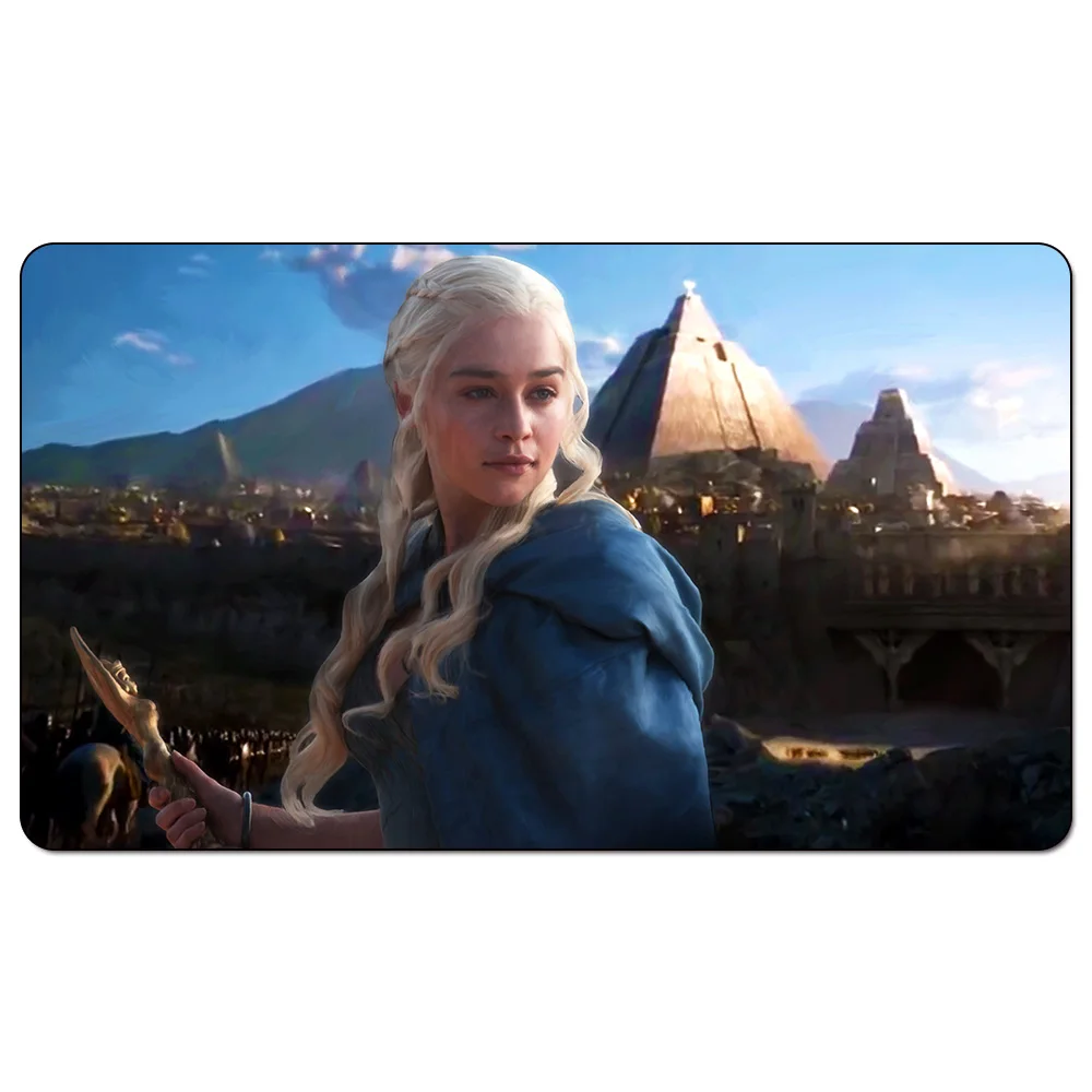 

Game of Thrones Daenerys Targ Playmat A Song of ice and fire Magic Playmat for Board Game Table Mat