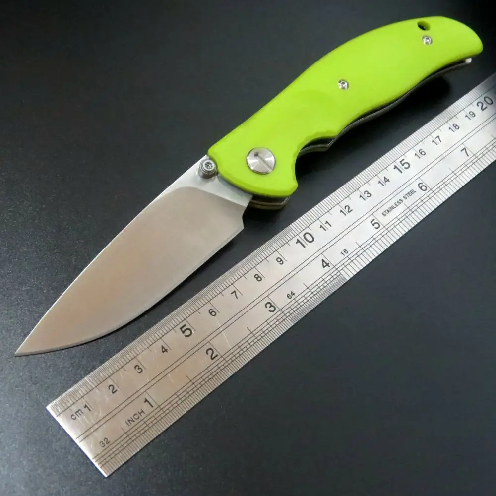 

Good Designed Item F3 Bearing system D2 Folding knife G10 handle outdoor survival hunting camping tool Knife tactical tool