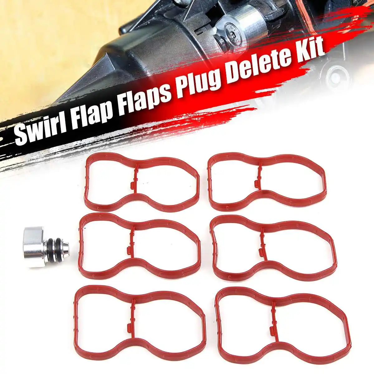 

NEW 7Pcs/Set Swirl Flap Flaps Plug Delete Kit For BMW N57 N57S E90 E91 E92 E93 F07 F10 F11