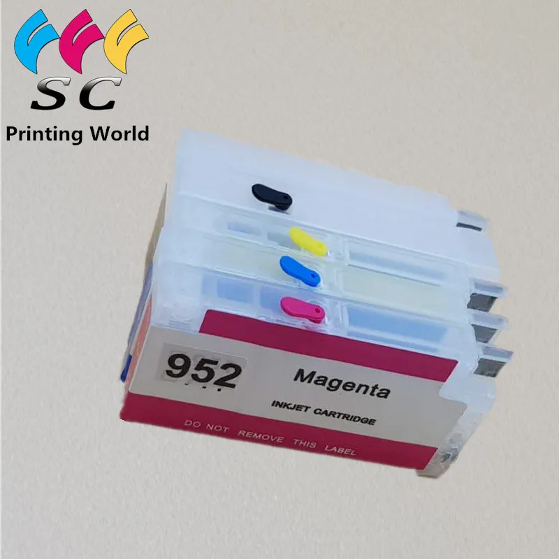 Refillable Ink cartridge for HP 952 952XL OfficeJet Pro 7740/8210/8216