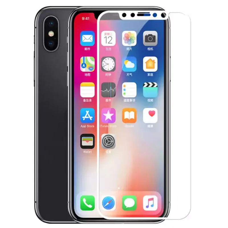 

Protective Glass For Iphone X Tempered Glas Protection On The For Apple I Phone Iphonex 10 Iphone10 i10 ix Screen Protector Film