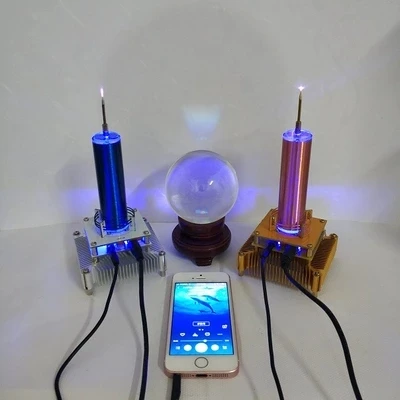 

DIY Power sensor Tesla Coil Put Music Ion Windmill Wreath Spaced Lights Wireless Transmission Radio Station