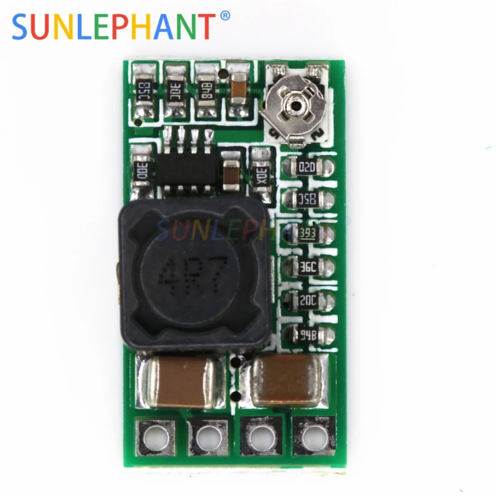 Mini DC 12 24V To 5V 3A понижающий модуль питания преобразователь Регулируемая