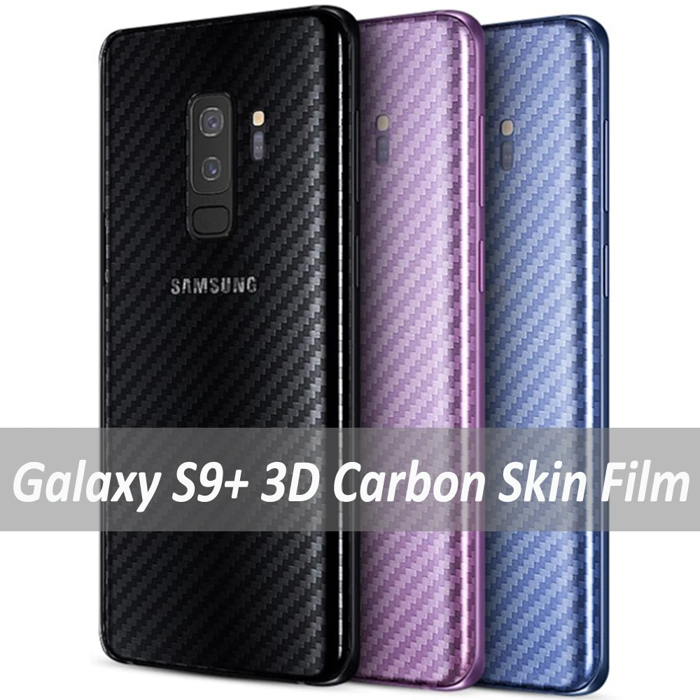 Для Samsung Galaxy Note 9 S9 + S8 Plus 8 Защитная пленка для задней панели 3D углеродная