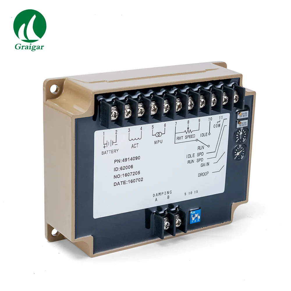 

Speed Controller 4914090 For Cummins Generator Diesel Engine Parts Generator Control Unit 4914090