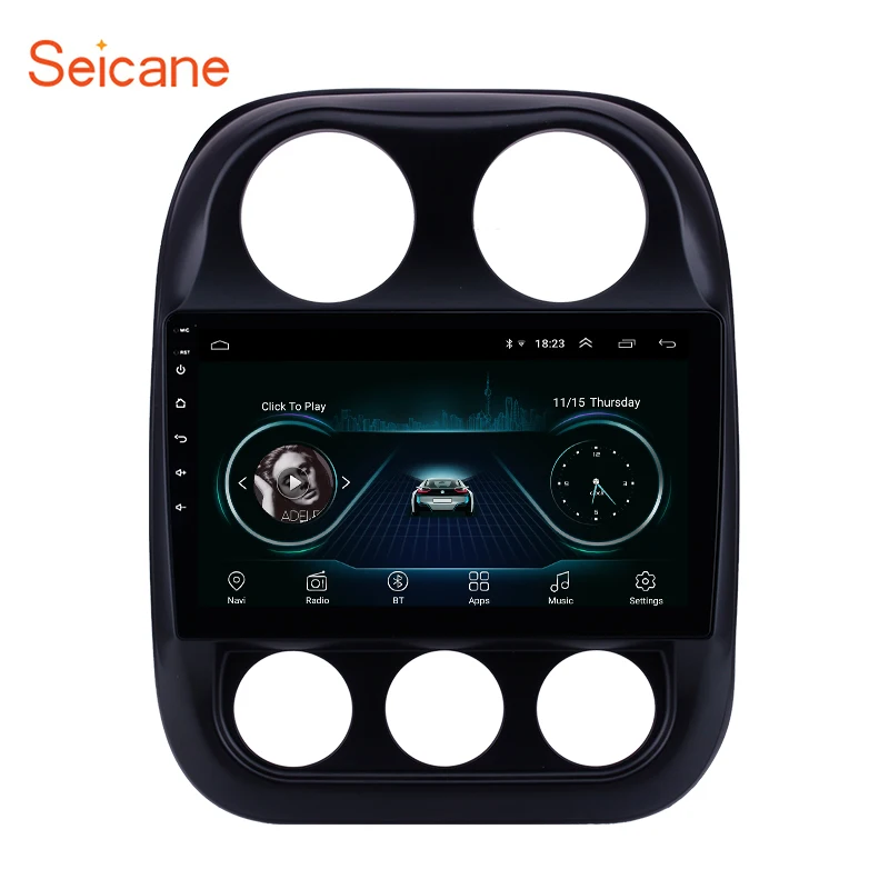 

Seicane Android 8.1 Car Radio Car GPS Navi 10.1" for Jeep Compass 2010-2016 Auto Stereo Mirror Link WIFI USB head unit Player