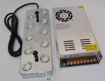 

2pcs 110V/220V 10 head Ultrasonic mist maker Industry fogger humidifier +Power Supply