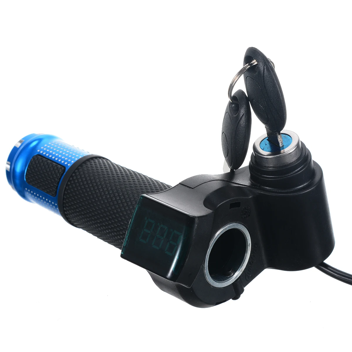 1 Pair Electric E Scooter Bike 24V 36V 48V Display Throttle Rubber Aluminum Handlebar Grip Outdoor Cycling Bicycle Parts