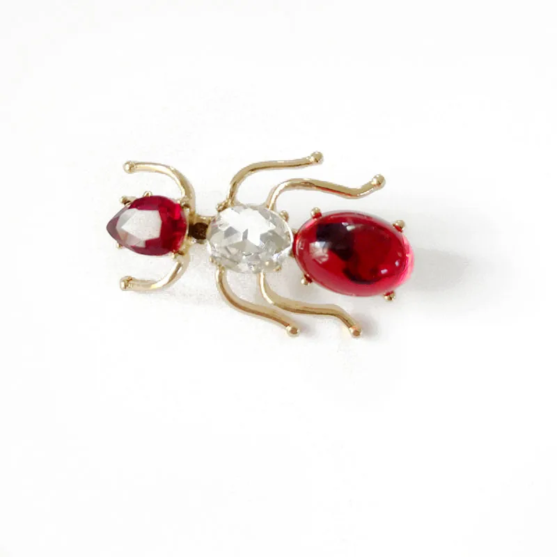 

Free Shipping Red Spider Brooch