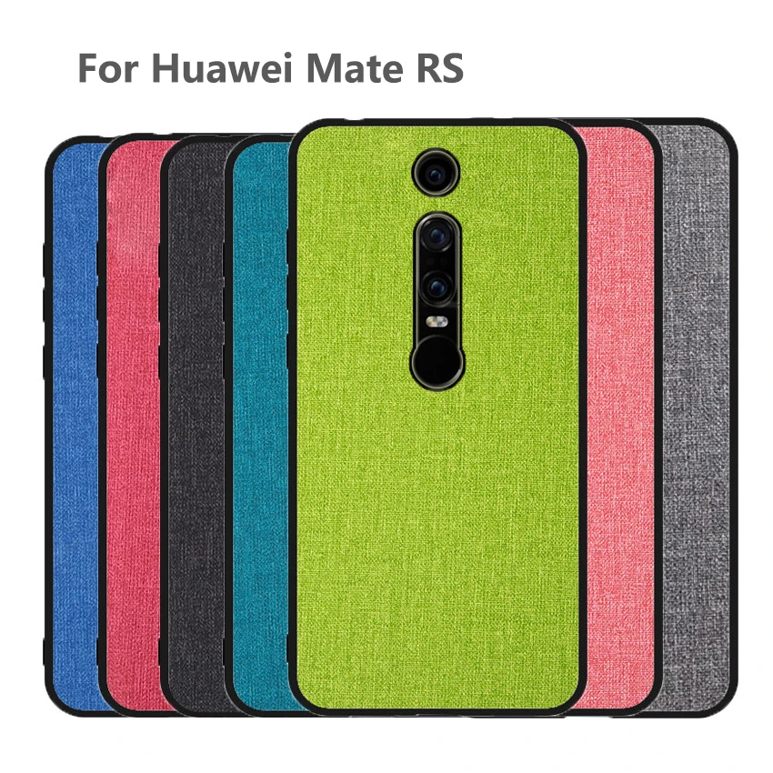Чехол для Huawei mate RS Porsche дизайнерский чехол задняя крышка coque роскошный тканевый
