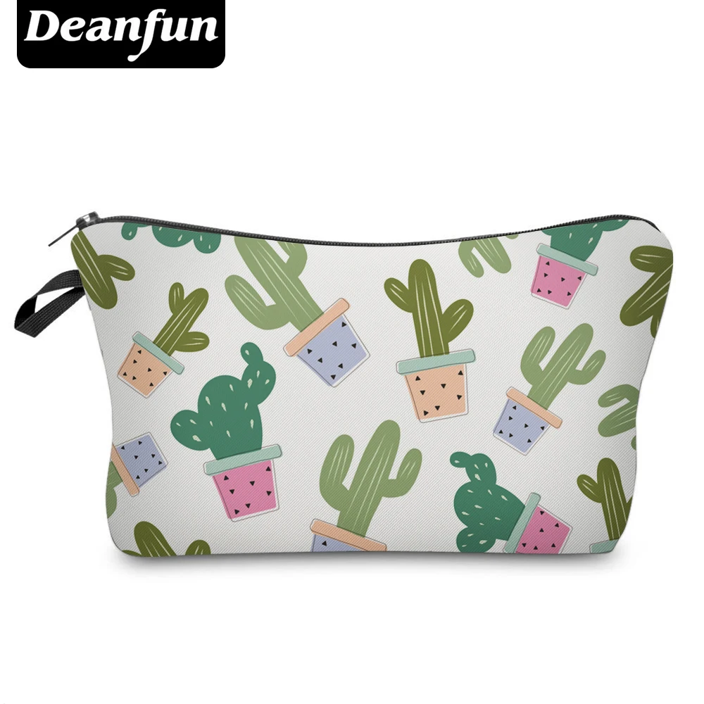 Deanfun 3D الطباعة الصبار التجميل أكياس لطيف الضروريات للفتيات ماكياج السفر 35509 Deanfun 3D الطباعة الصبار التجميل أكياس لطيف الضروريات للفتيات ماكياج السفر 35509
