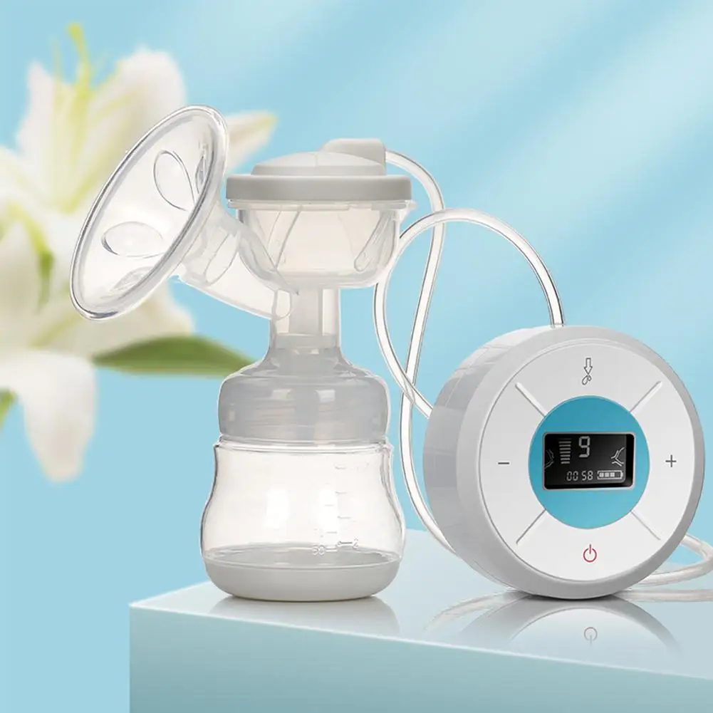 

Electric Breast Pump Intelligent Silent Automatic Milking Breast Pump with Battery for Breast Milk Feeding 5 Adjustable Modes