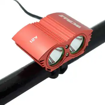 

Cycling 6400mAh Battery 5000 Lumens 2x XM-L T6 LED Bike Bicycle Light Lamp HeadLight Headlamp Bike Front Light BA21RB1