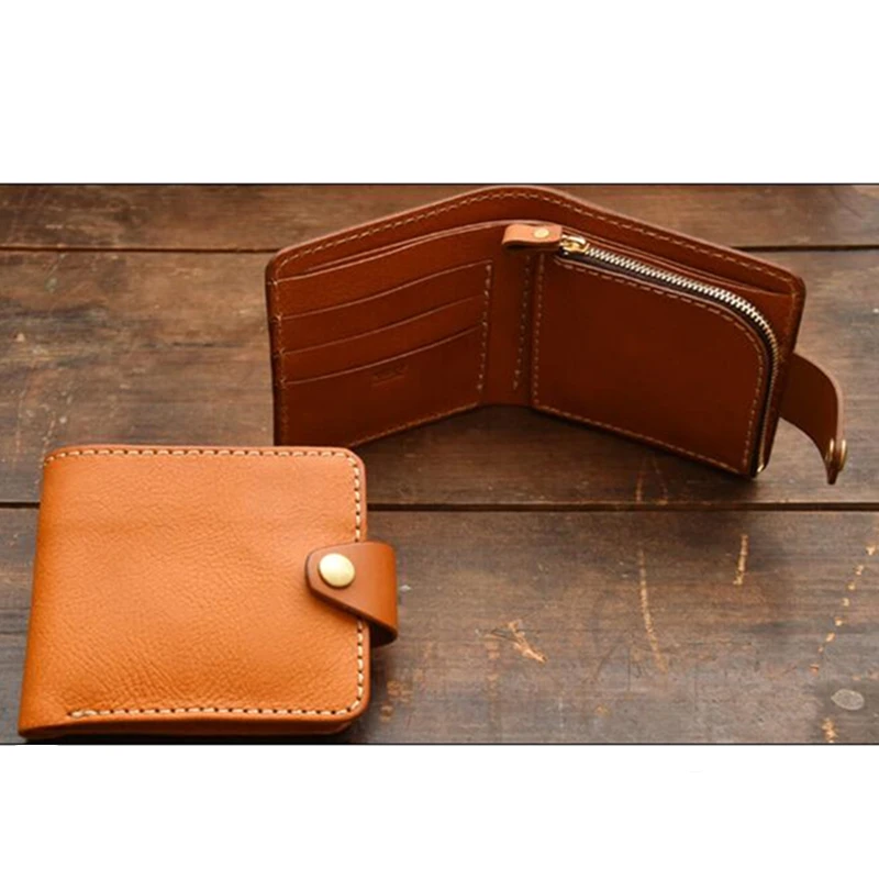 1 Set Unisex Wallet Template Leather Clear Acrylic Pattern Set Model for Making Short Wallet Zipper Purse Leathercraft Tools