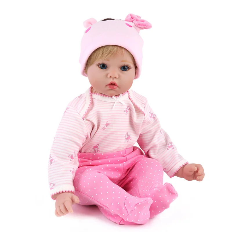

Adorable Princess Doll 50 CM Soft Silicone Reborn Baby Dolls 20 Inches Realistic Doll Baby Alive For COLLECTION