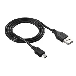 Высокая-Скорость 80 см USB 2,0 A-Mini B 5-контактный зарядный кабель для цифровых камер горячей замены USB данных Зарядное устройство кабель черный