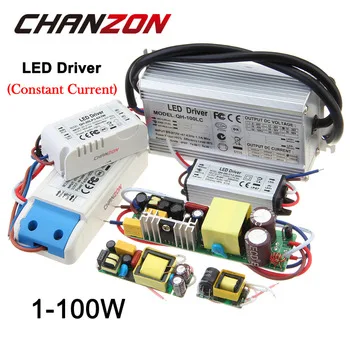 LED Driver Power Supply 300mA 600mA 1W 3W 5W 10W 20W 30W 36W 50W 100W 1 3 5 10 30 50 100 W Watt Lamp Light Lighting Transformer