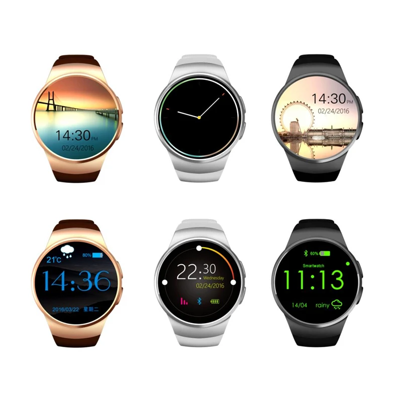 В наличии оригинал № 1 Bluetooth Смарт часы Спорт Full HD Экран SIM TF карты smartwatch для Android и