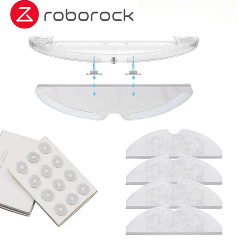 

Suitable for Xiaomi Roborock S50 S51 Robot Vacuum Cleaner 2 Spare Parts Kits Mopping Cloth *10 Water Tank Filter*12 Replacements