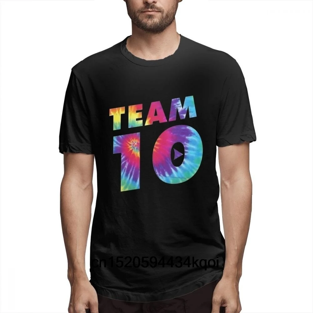Джейк пол команда 10 TeamDom Графический 100% хлопок футболка для мужчин | Мужская