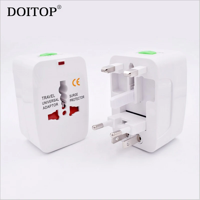 DOITOP Plug Универсальный адаптер за рубежом разъем преобразования глобальной