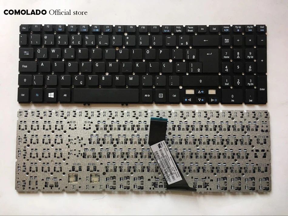 

BR Brazil Keyboard FOR ACER Aspire V5 V5-531 V5-531G V5-551 V5-551G V5-571 V5-571G V5-571P V5-531P M5-581 BR LAYOUT