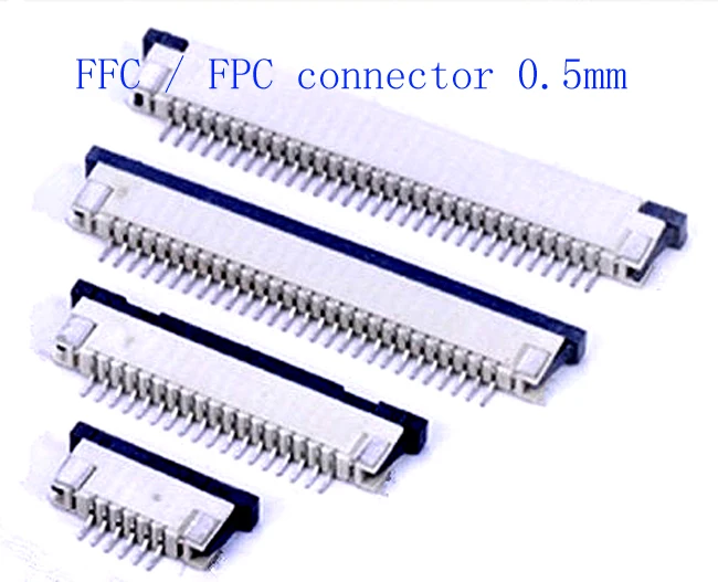 10 шт. FFC/fpc коннектор для подключения ЖК дисплея к 0 5 мм 4Pin 6 7 8 12 14 16 18 20 22 24 26 28 30P ящик