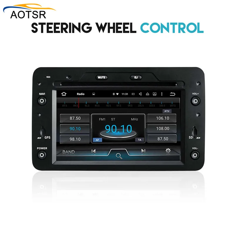 Cheap Android 8.0 Car dvd player head unit For Alfa Romeo Spider Alfa Romeo 159 Brera 159 2006+ Sportwagon GPS Navigation radio stereo 9