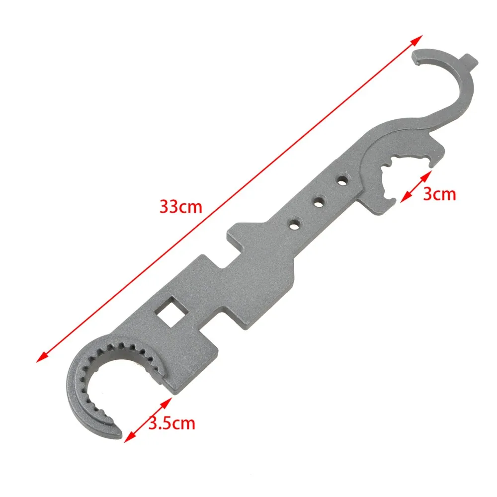 AR15 комбо Гаечные ключи замок гайка Гаечные ключи баррель гайка Гаечные ключи приклад Tube Tool Handguard инструмент Наборы открытый Охота Пистолет Аксессуары