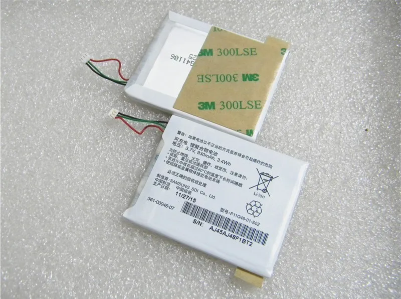 3 7 V 3.4Wh Подлинная 361 00046 07 930mAh батарея для Garmin GDR45 Nuvi 3550LM 3590LMT|Перезаряжаемые