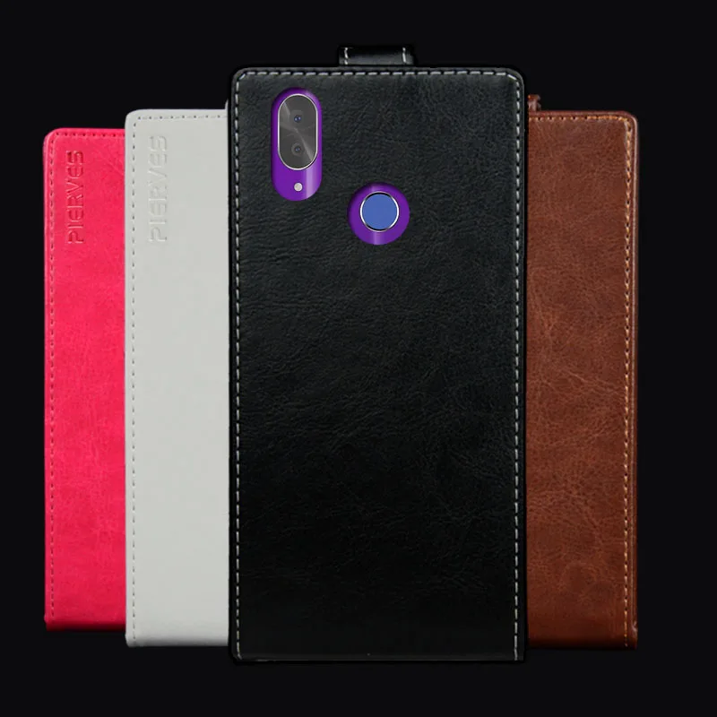 

Pierves Fashion Magnetic PU Leather Card Flip Case Cover For Cubot X19 X18 Plus A5