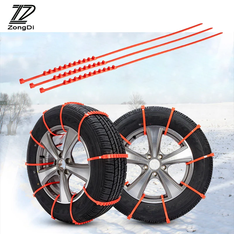 10pcs Winter Anti Slip Snow Chains For Seat Leon Renault Duster
