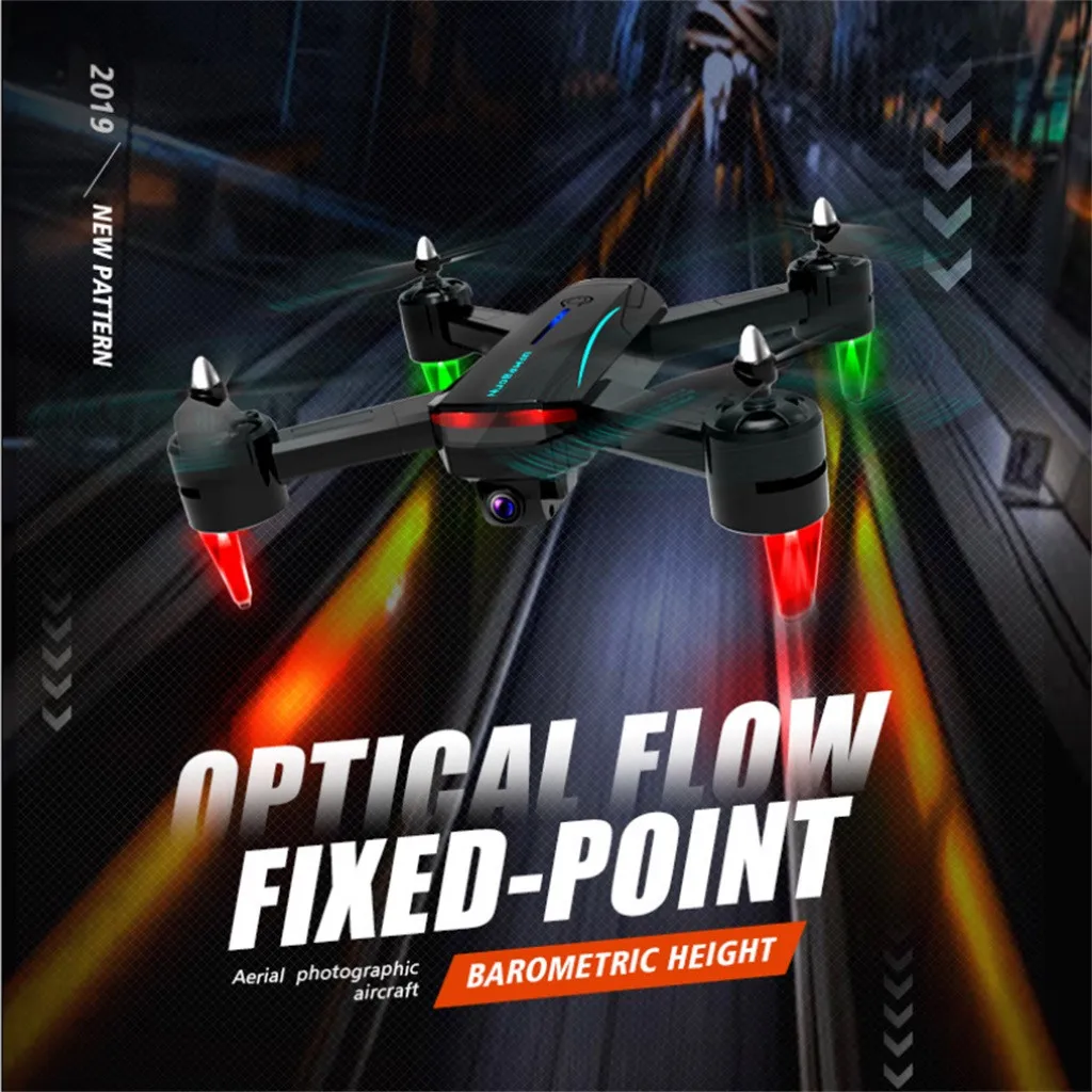 

720P wireless aerial four-axis aircraft optical positioning intelligent folding remote drone headless mode camera / camera