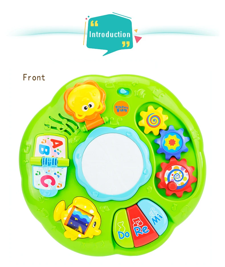 Музыкальные игрушки детские 13-24 месяцев развивающие игры игровой центр игрушки Музыкальный столик для развивающих занятий Oyuncak игрушки для детей