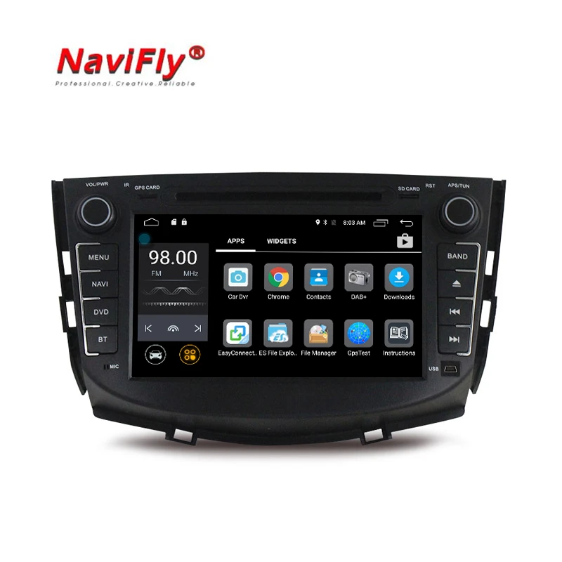 

2 din car radio dvd player for Lifan X60 car gps system head unit stroer Android 7.1 quad core 2G RAM 4G LTE WIFI NAVI TDA7851