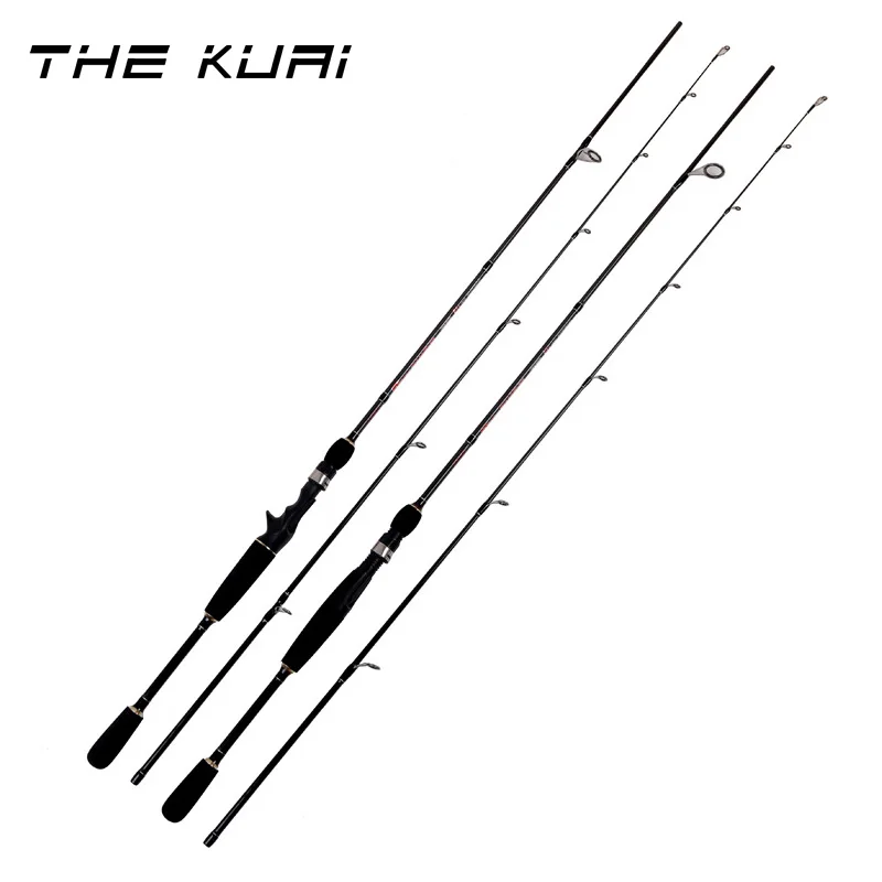 

THEKUAI Ultra-Light Carbon Telescopic Fishing Rod Spinning M Power 1.65M/1.8M/2.1M/2.4M/M Power Hand Fishing Tackle Lure Rod