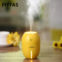 FFFAS Fashion Portable Lemon USB Air Humidifier LED Light Air Purifier Mist Sprayer Maker Home Office Car PC USB Gadgets Spray