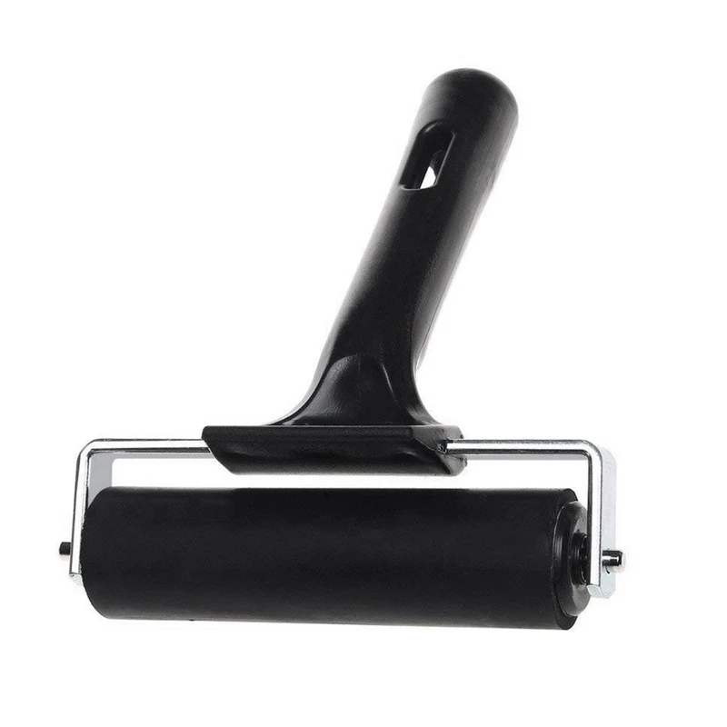 

ELEG-Soft Rubber Brayer, Perfect For Anti Skid Tape Construction Tools Print Ink And Stamping Tools Rubber Brayer Roller