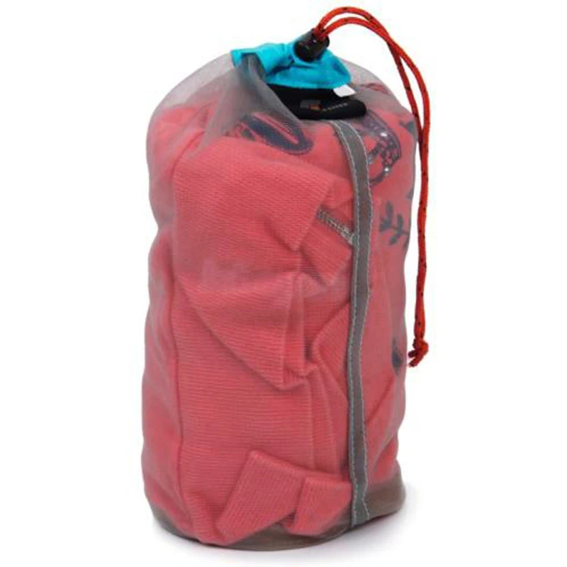 Мульти размер Портативный Путешествия Открытый Кемпинг Спорт Сверхлегкий сетчатый материал мешок на завязках сумка для хранения вещей мешок на завязках сумка