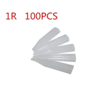 100 шт. 1r круглый Перманентный макияж татуировки Советы Pre-стерилизованное одноразовое машина сторона игла с ушком советы поставка